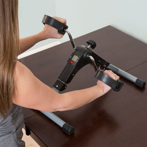 ⁦Small Foldable Home Exercise Machine with Pedals and LCD Screen⁩ - الصورة ⁦5⁩