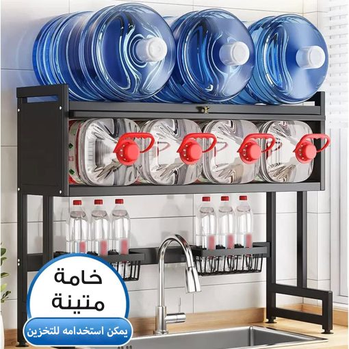 ⁦• منظم ومجفف أطباق 3 طبقات⁩ - الصورة ⁦4⁩