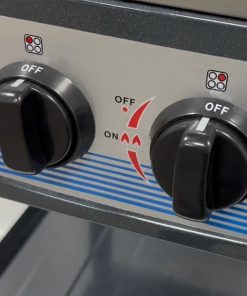 Alternative view of 4-Burner Gas Stove with Multi-Use Stove Stand
