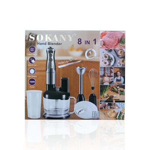 ⁦8*1 700 Watt Hand Blender with 2-Year Warranty⁩ - الصورة ⁦8⁩