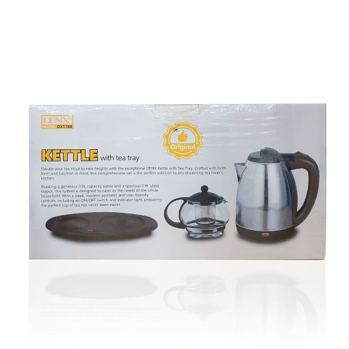 ⁦Electric Kettle with Base + Teapot⁩ - الصورة ⁦4⁩