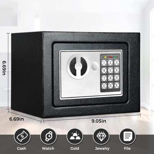 ⁦DLC metal electronic security box with one-year warranty⁩ - الصورة ⁦3⁩