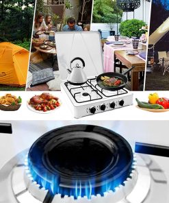 Alternative view of 4-Burner Gas Stove for Home & Camping – 2-Year Warranty