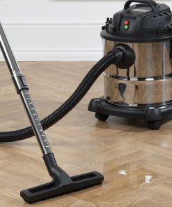 Alternative view of 12-liter wet and dry vacuum cleaner with 1200W power and a two-year warranty