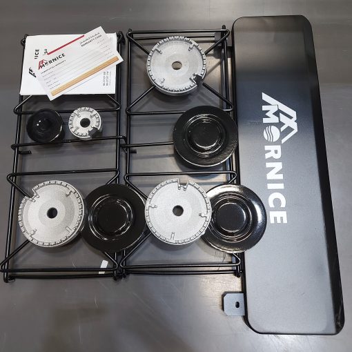 ⁦4-Burner Gas Stove with Multi-Use Stove Stand⁩ - الصورة ⁦9⁩