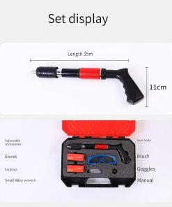 Alternative view of Denex nail gun with a two-year warranty