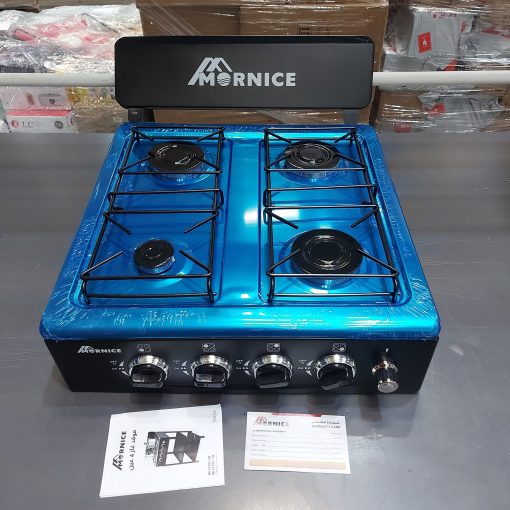 ⁦4-Burner Gas Stove with Multi-Use Stove Stand⁩ - الصورة ⁦7⁩