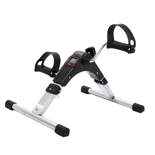 Small Foldable Home Exercise Machine with Pedals and LCD Screen