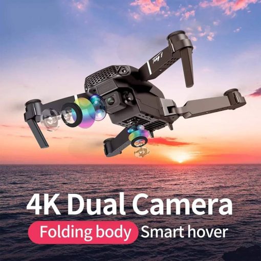 • طائرة درون واي فاي للتصوير الجوي بجودة 4K قابلة للطي مع جهاز تحكم عن بعد بضمان 3 شهور - Image 5