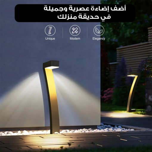 عمود إنارة بالطاقة الشمسية مقاوم للماء حديث - Image 5