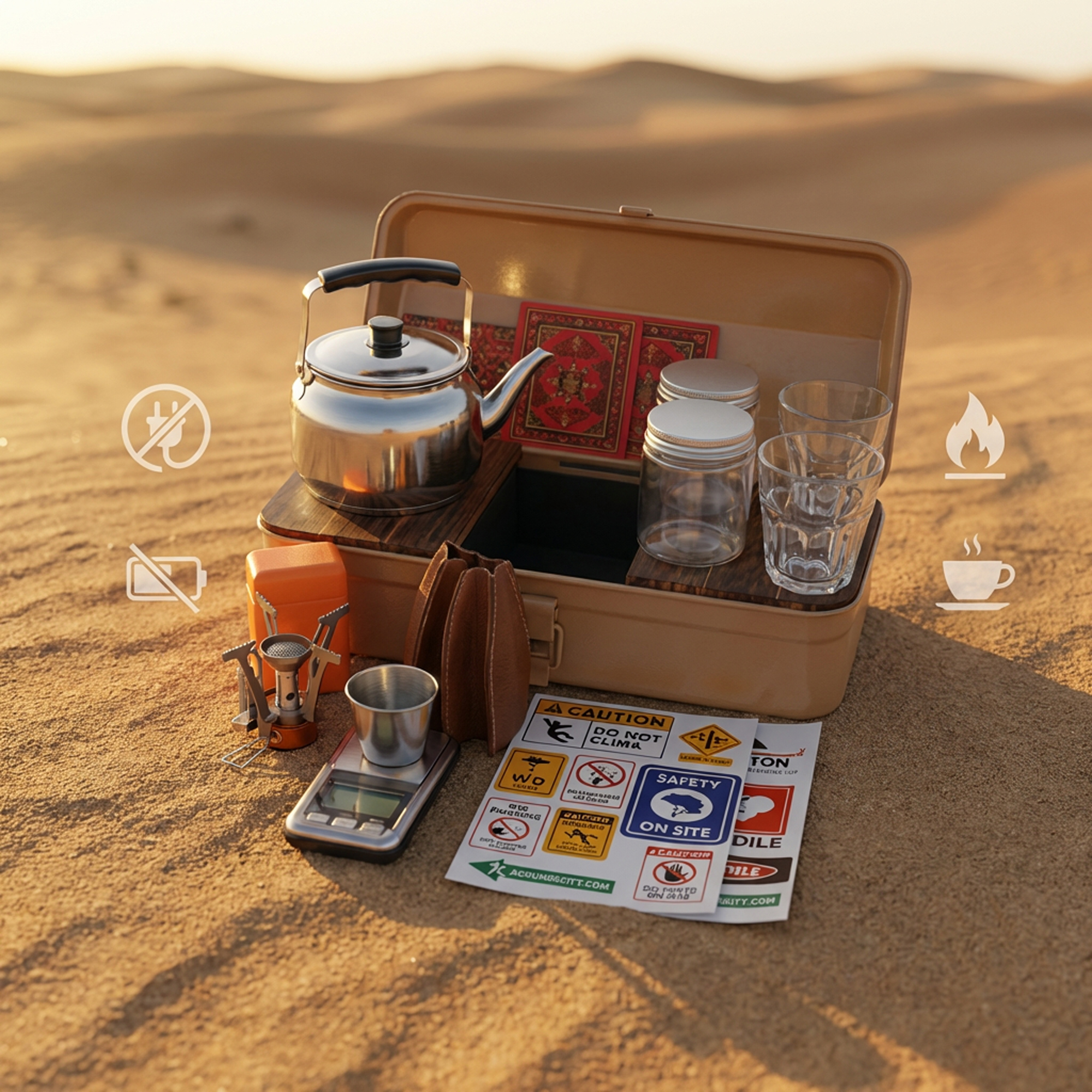 صندوق طقم عزبة الشاى بضمان عامين - Image 5