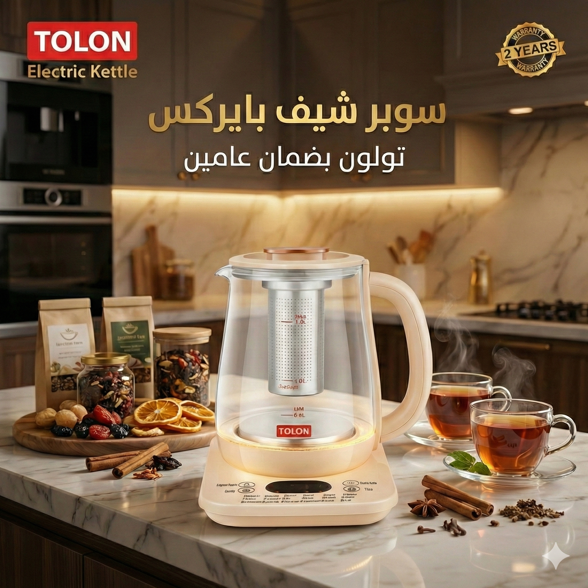 سوبر شيف بايركس 18 برنامج تولون بضمان عامين - Image 3