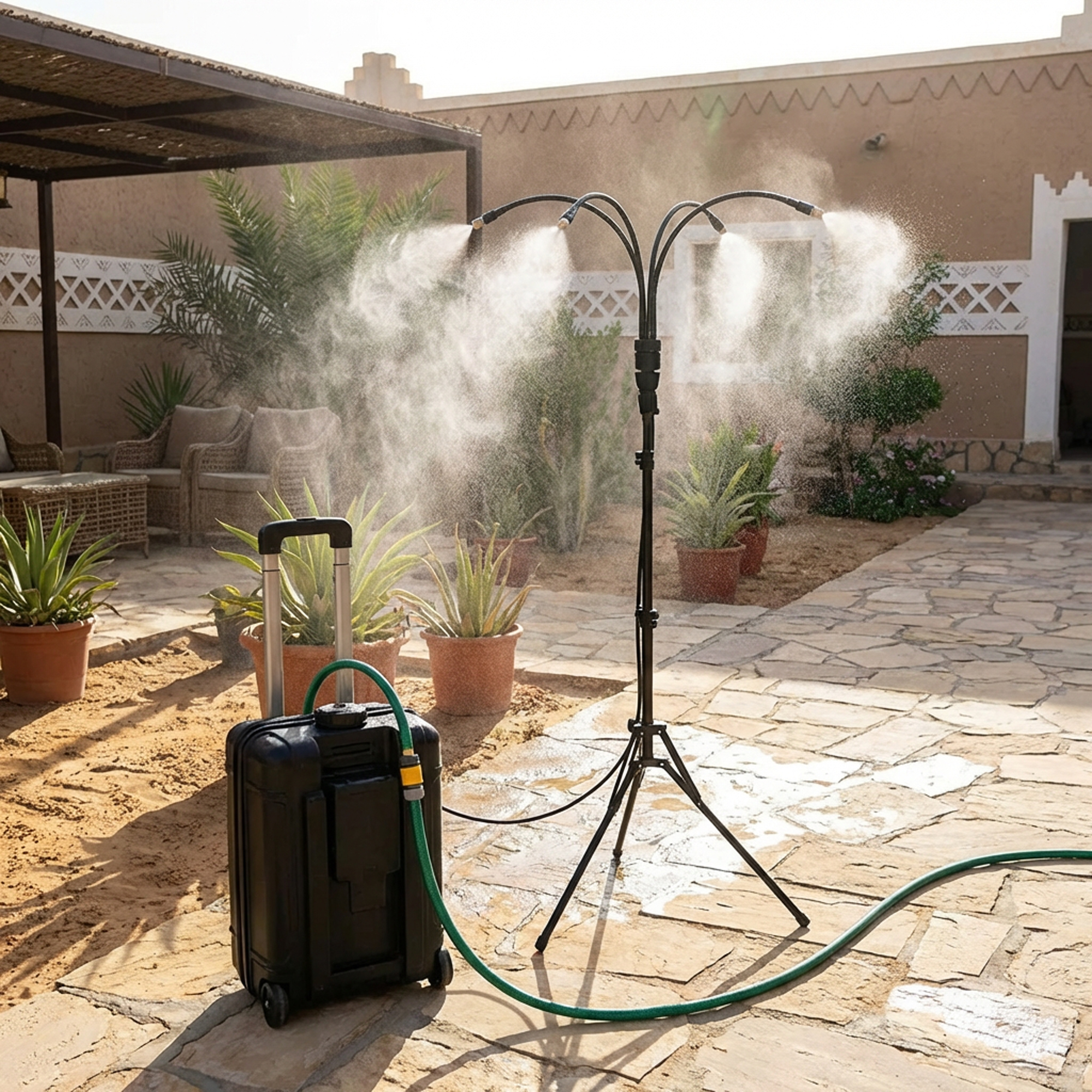 نظام رذاذ وتبريد محمول للحدائق DLC | بضمان عامين - Image 5