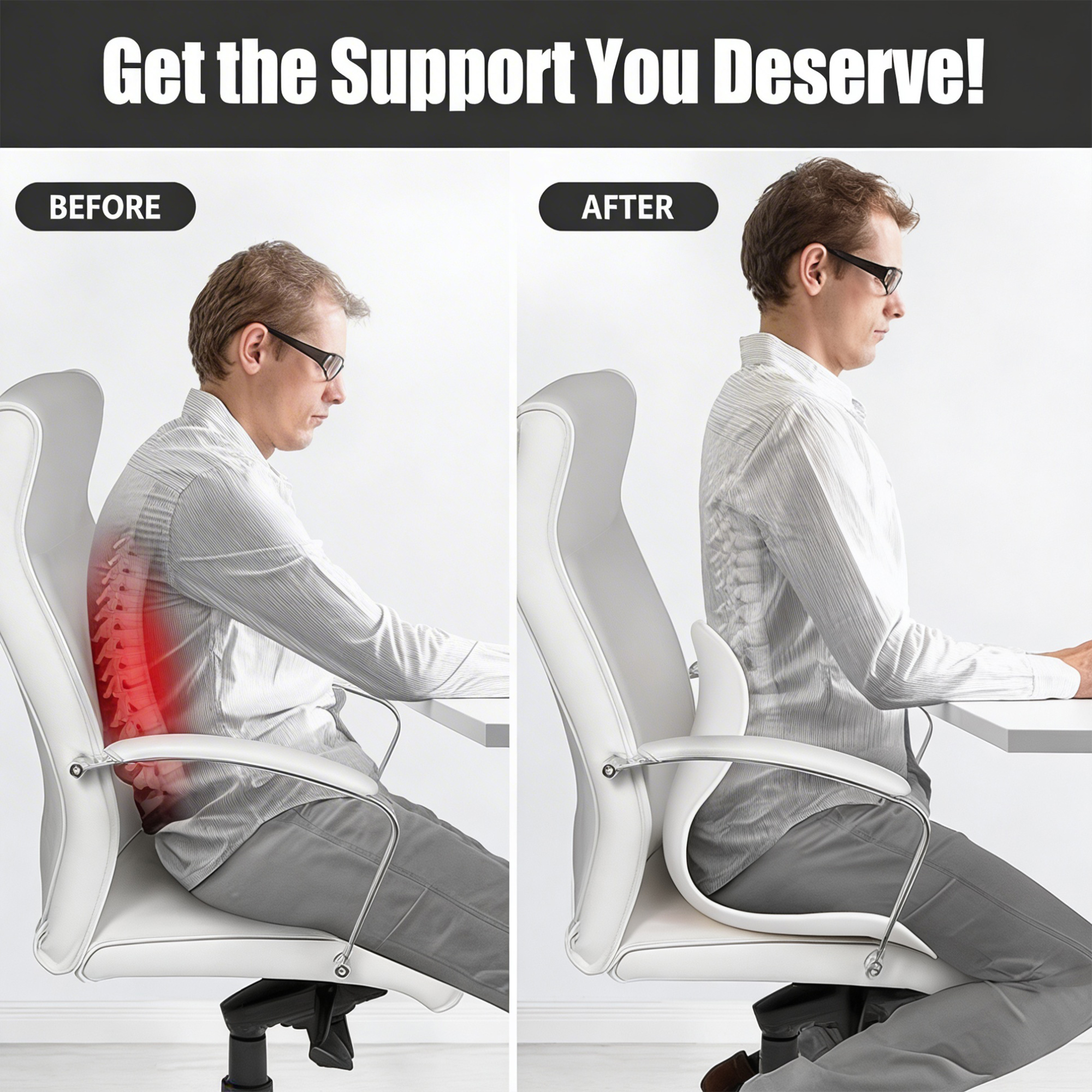 مسند ظهرمتنقل, لآلام فقرات الظهر - Image 4