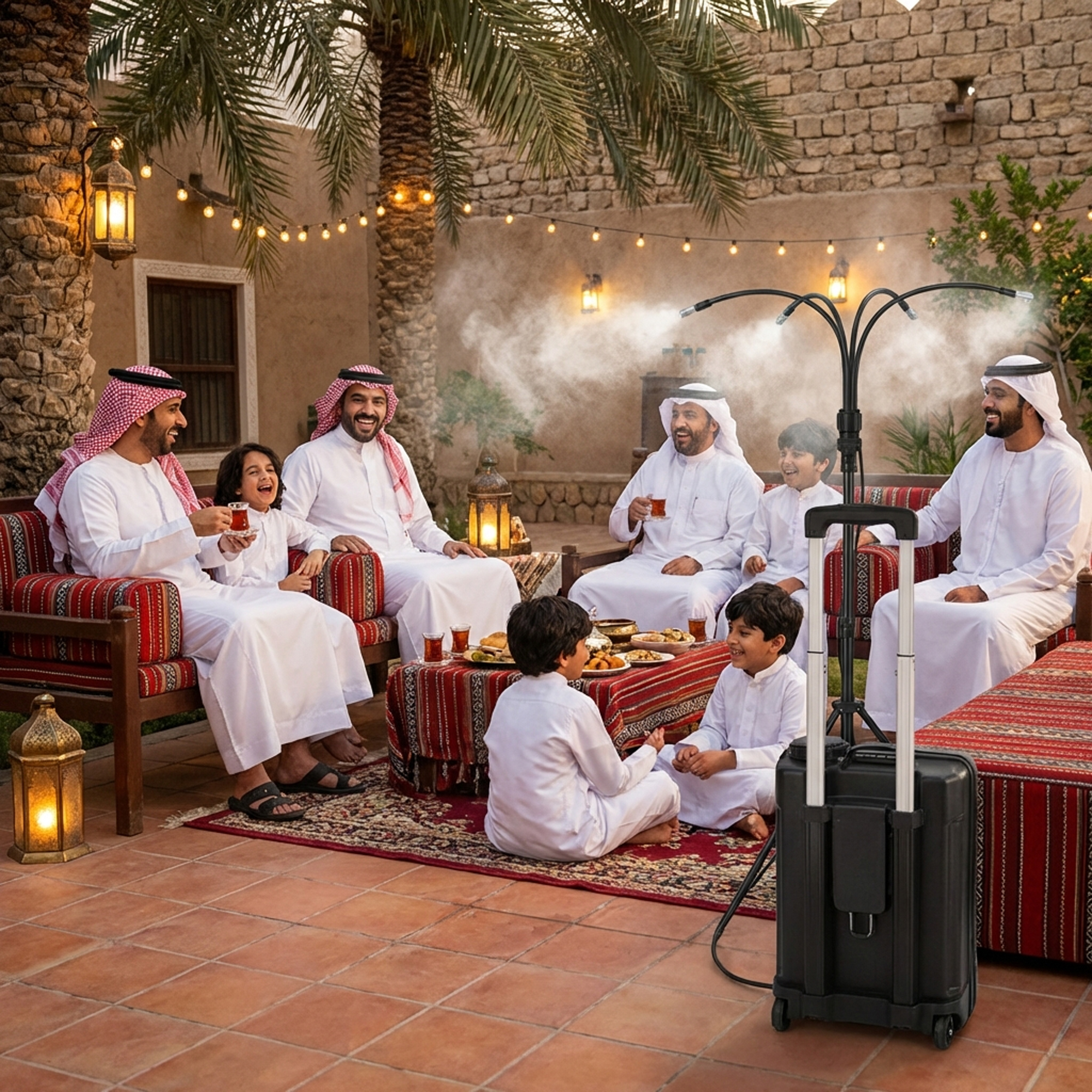 نظام رذاذ وتبريد محمول للحدائق DLC | بضمان عامين - Image 6