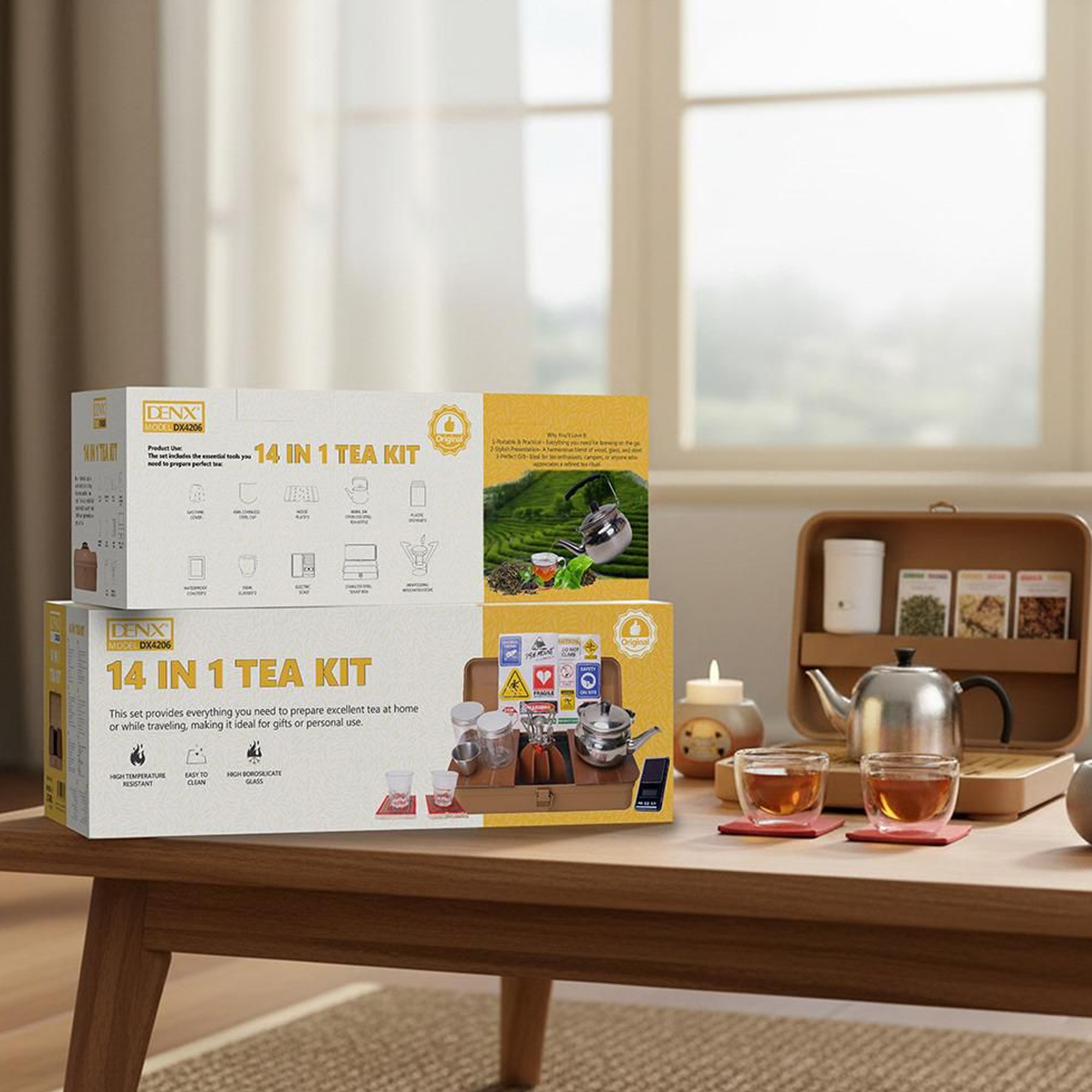 صندوق طقم عزبة الشاى بضمان عامين - Image 3