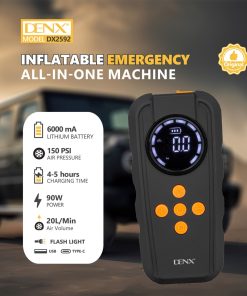 منفاخ وشاحن سيارة Denx – ضمان سنتين