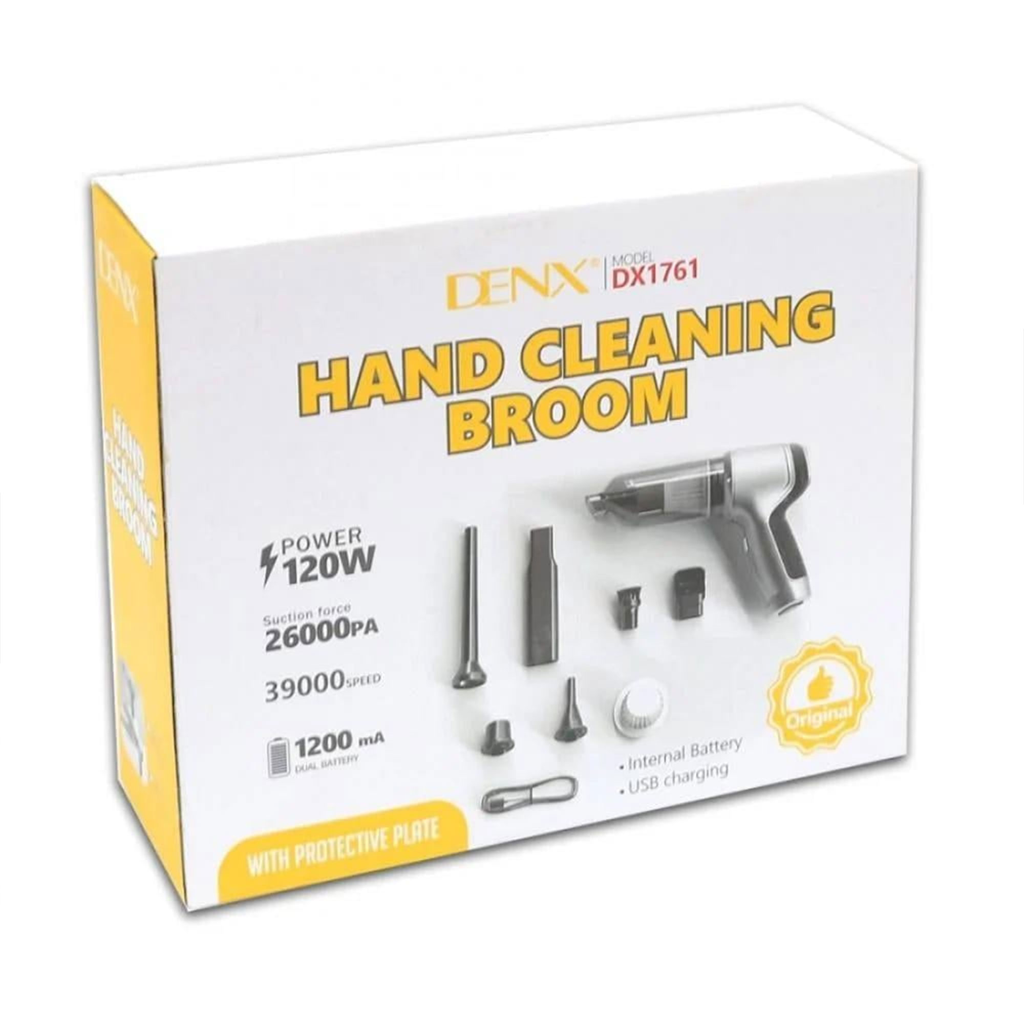 مكنسة كهربائية لاسلكية محمولة باليد من Denx بضمان عامين - Image 2