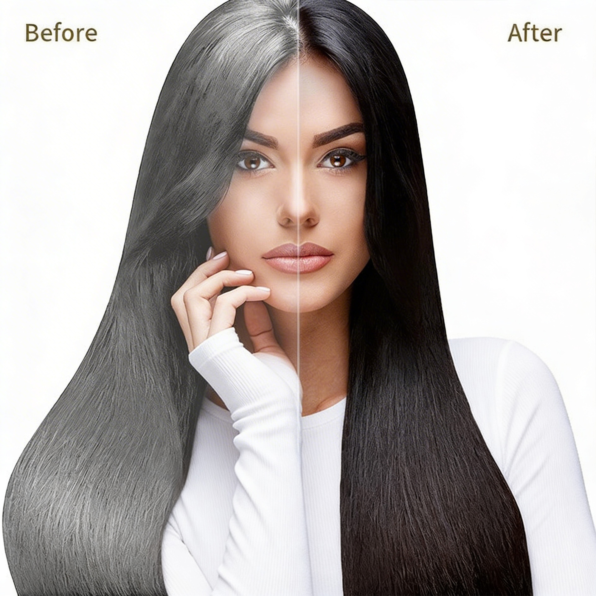 شامبو صبغة شعر أسود سريع المفعول وخالٍ من الأمونيا Bubble Mousse - Image 5