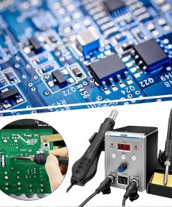 Alternative view of محطة لحام 2 في 1 مع مسدس حراري 700 واط