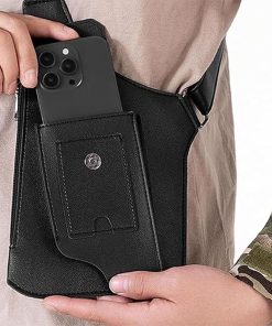 Alternative view of سترة حامل الاغراض جلد طبيعى