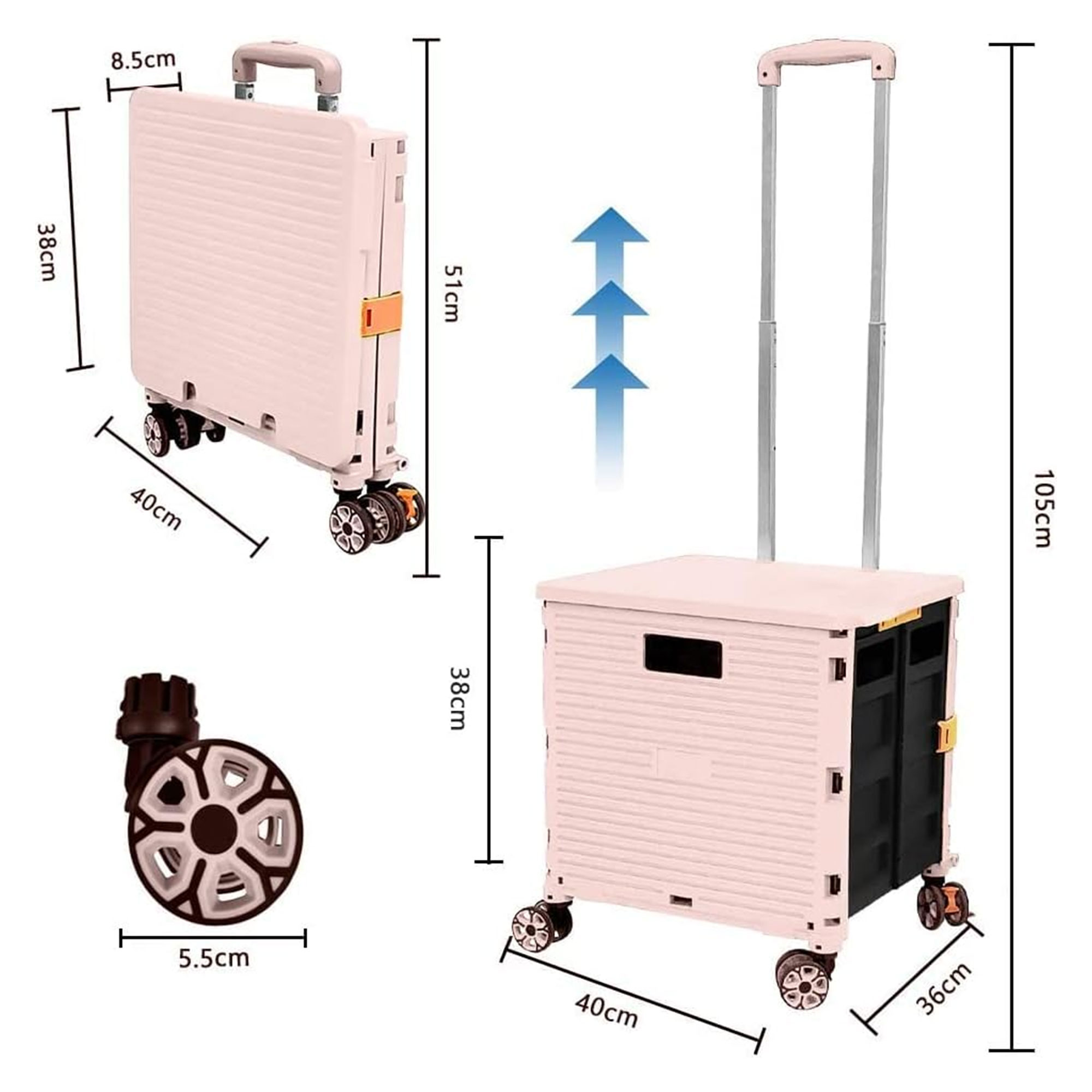 عربة متعددة الاستخدامات قابلة للطي - Image 2