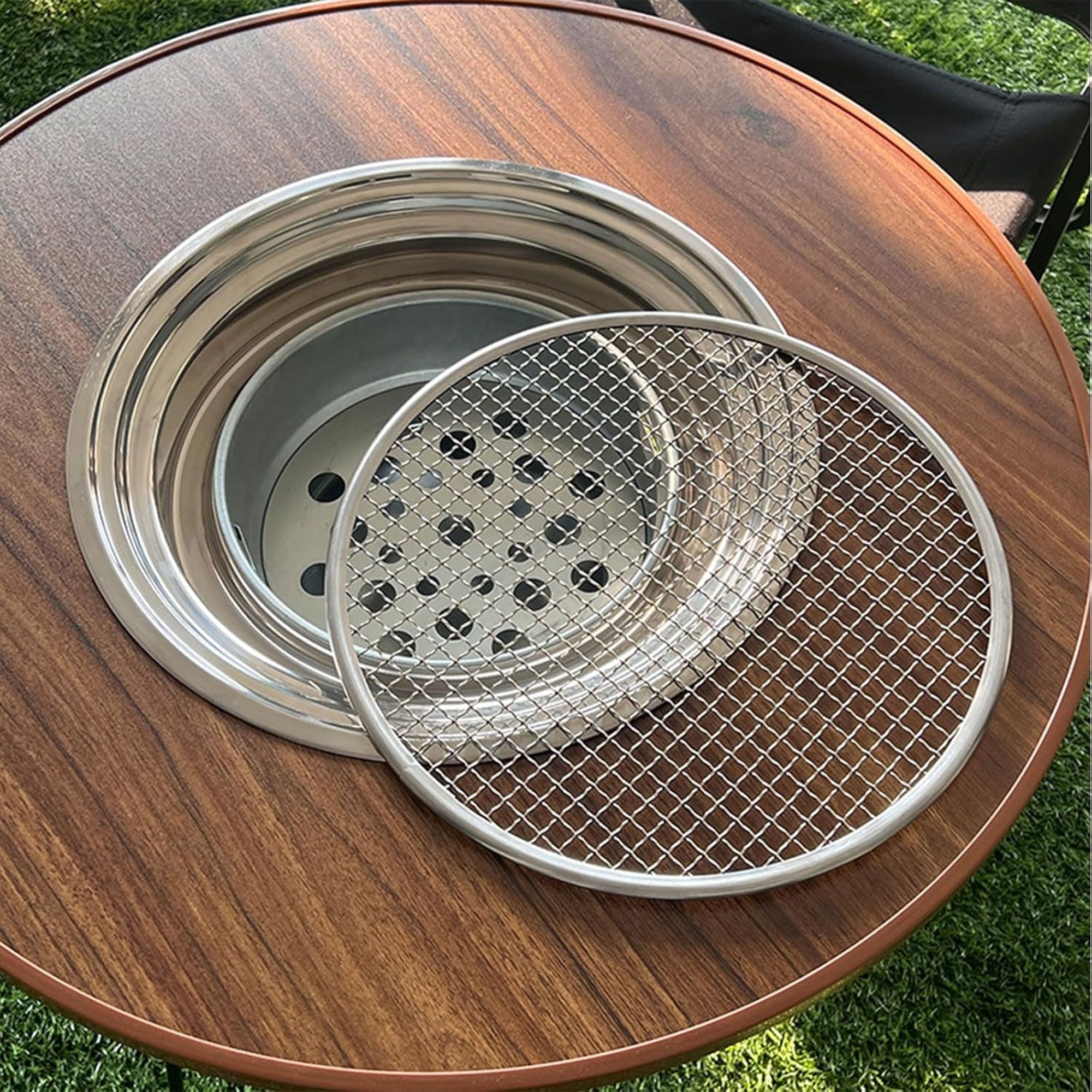 طاولة الشواء الخشبية - Image 7