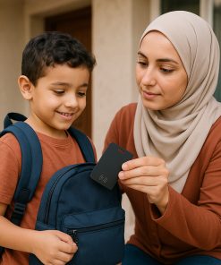 Alternative view of بطاقة تحديد المواقع ذكية  - تتبع دقيق للموقع عبر التطبيق - نحيفة جداً (تصميم بطاقة) - مثالية للمحافظ والحقائب