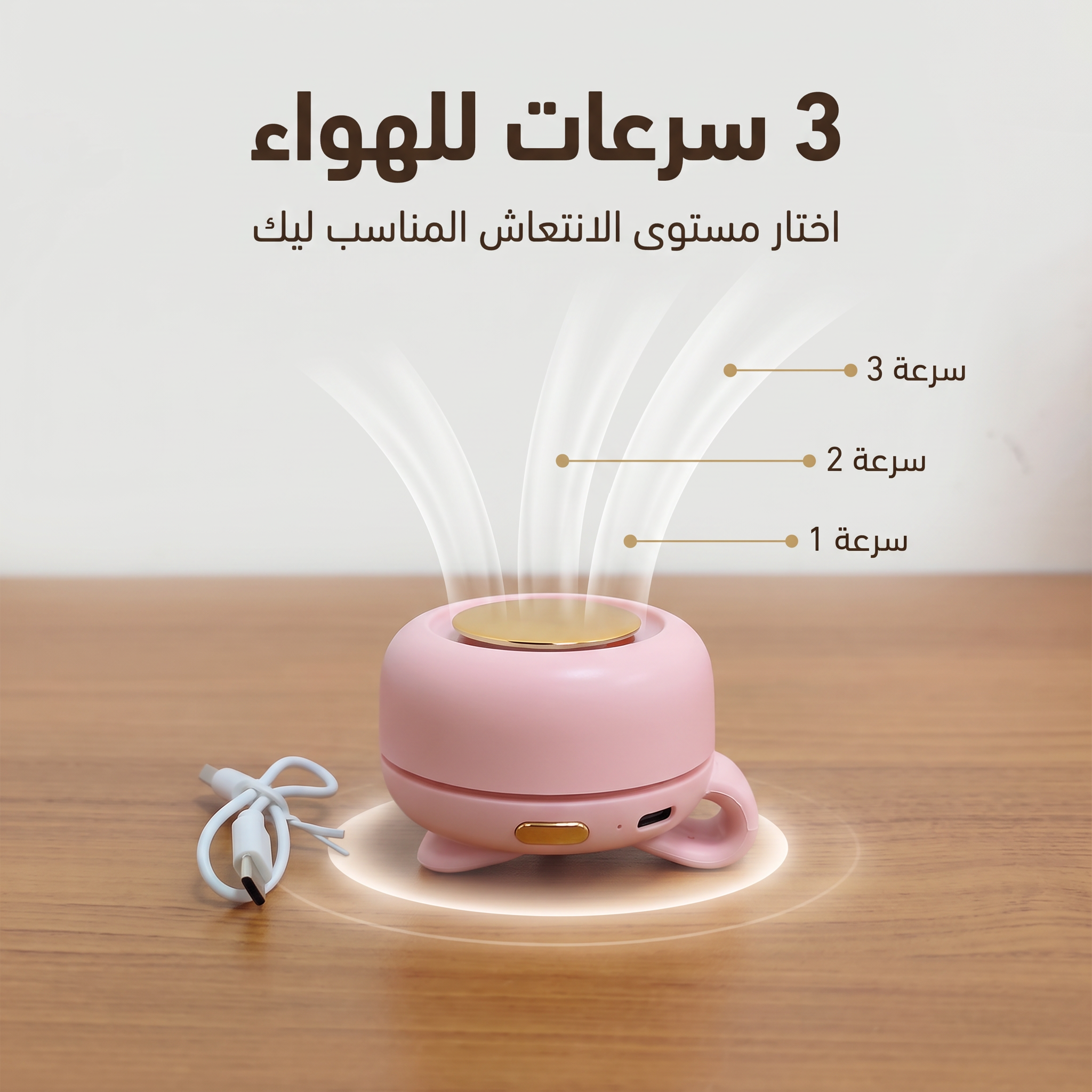 مروحة صغيرة محمولة - الصورة 2