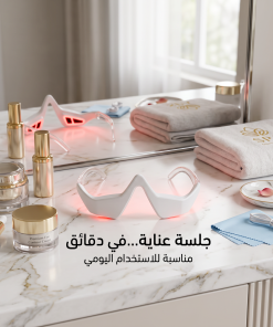 نظارات علاج بالضوء الاحمر  لتجاعيد العين