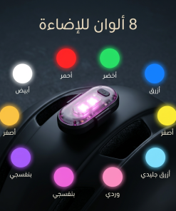 ⁦أضواء LED وميض لاسلكية مع جهاز تحكم عن بُعد قطعة واحدة⁩ - الصورة ⁦8⁩