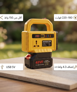 ⁦محول طاقة متنقل متعدد الوظائف للاستخدام الخارجي⁩ - الصورة ⁦4⁩