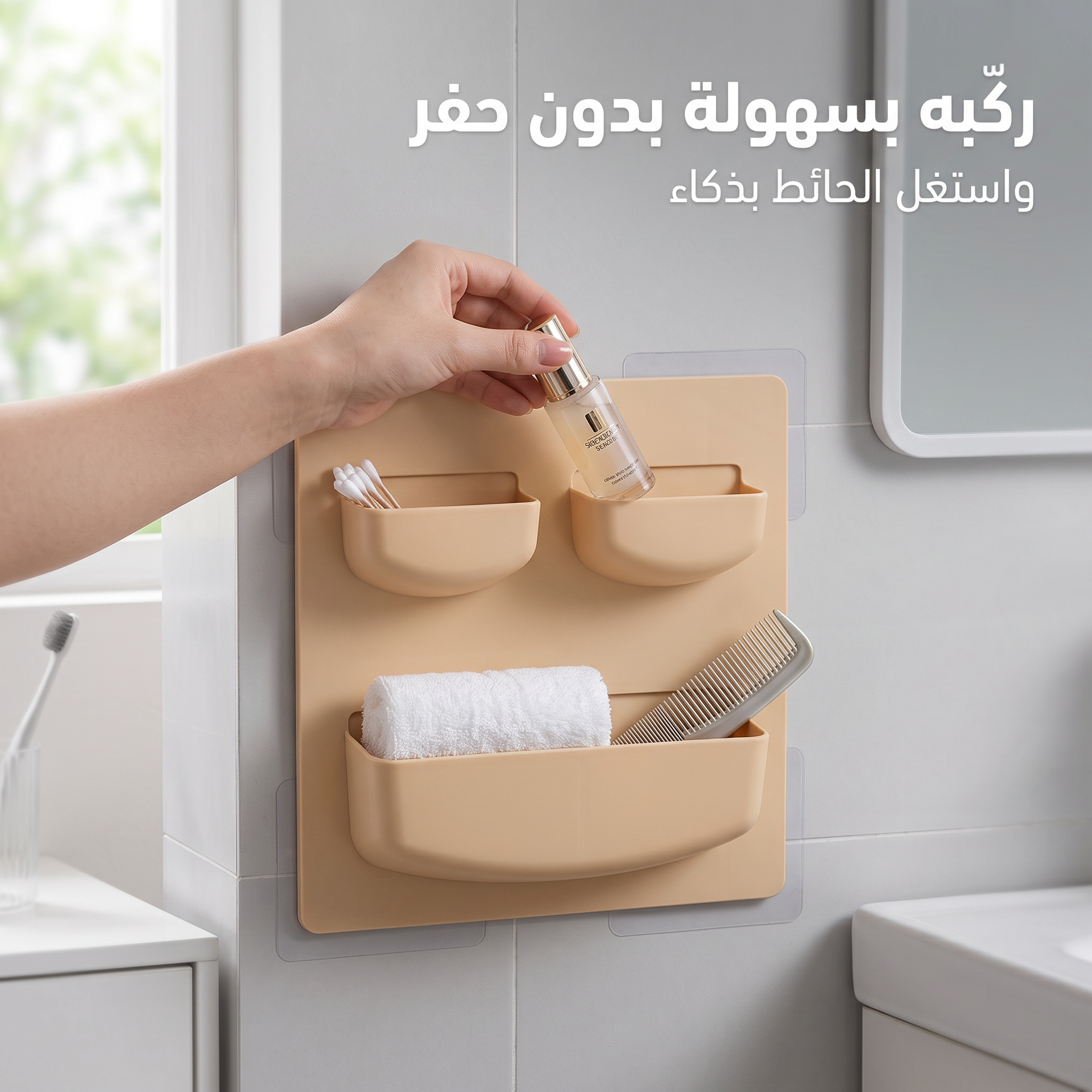 منظم جداري لاصق متعدد الاستخدامات - الصورة 6