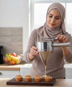 ⁦موزع قمع ستانلس ستيل مع رف متعدد الاستخدام 1.2 لتر من كاوسو⁩ - الصورة ⁦7⁩