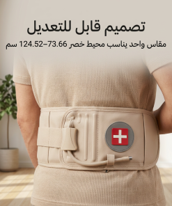 ⁦(الحزام الطبي الهوائي لفك الضغط عن الفقرات: الحل المبتكر لدعم أسفل الظهر وتخفيف الآلام فوراً (مقاس قابل للتعديل⁩ - الصورة ⁦6⁩