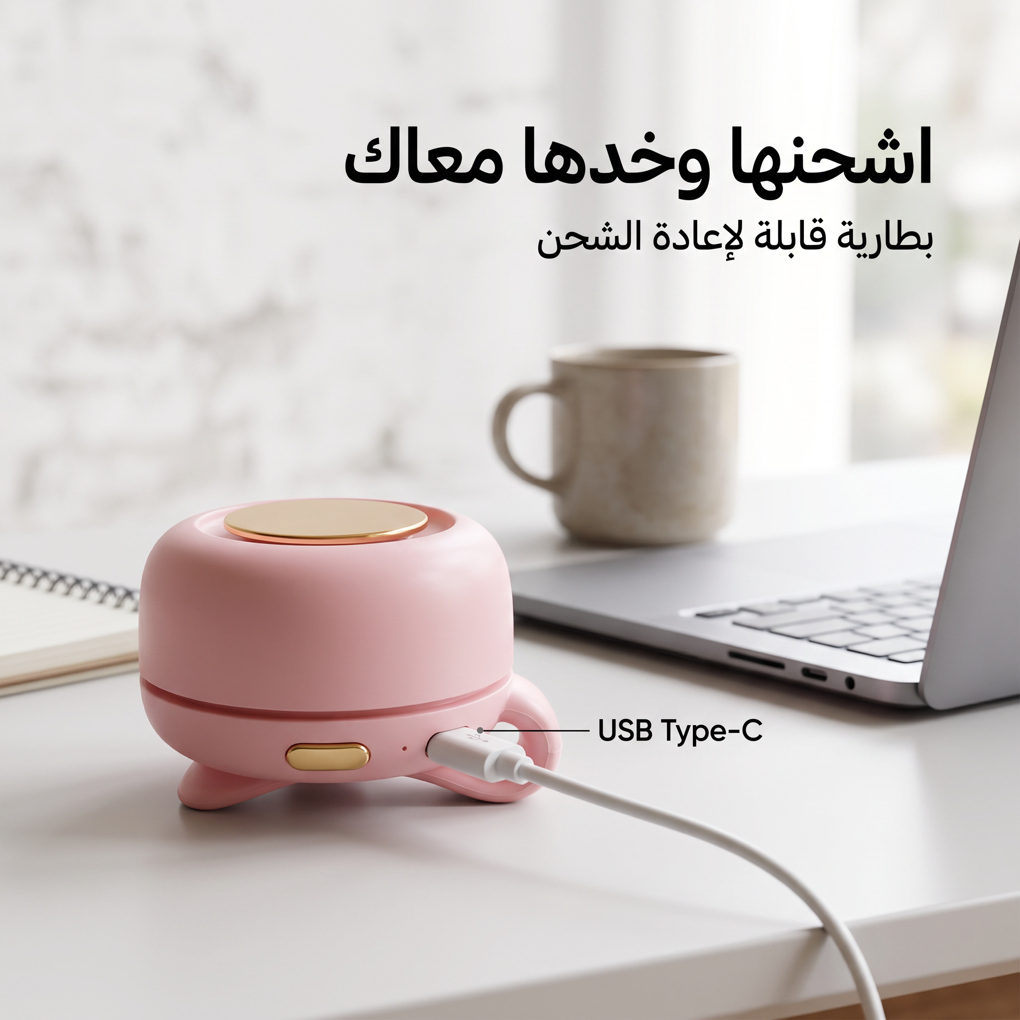 مروحة صغيرة محمولة - الصورة 3