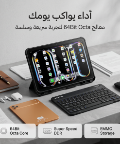 ⁦تابلت MAXTAB 70 Pro شاشة 12 بوصة 5G مع كيبورد وماوس بلوتوث⁩ - الصورة ⁦3⁩