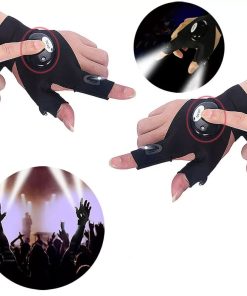 • قفاز ضوء للتخييم التنزه العمل