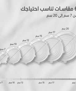⁦غطاء حفظ الطعام السليكون (6 قطع)⁩ - الصورة ⁦4⁩