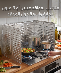 ⁦حاجز مانع لطرطشة الزيت والدهون⁩ - الصورة ⁦3⁩