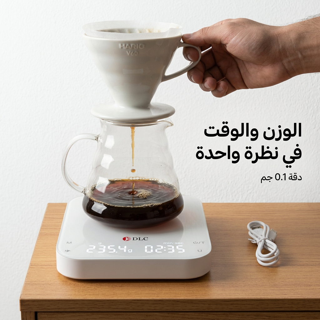 ميزان القهوة المختصة الذكي لتقطير الإسبريسو وV60 - الصورة 2