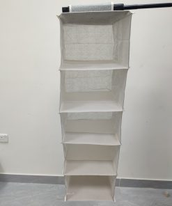 Alternative view of منظم ملابس معلق للدولاب 5 طبقات قماش قابل للطي