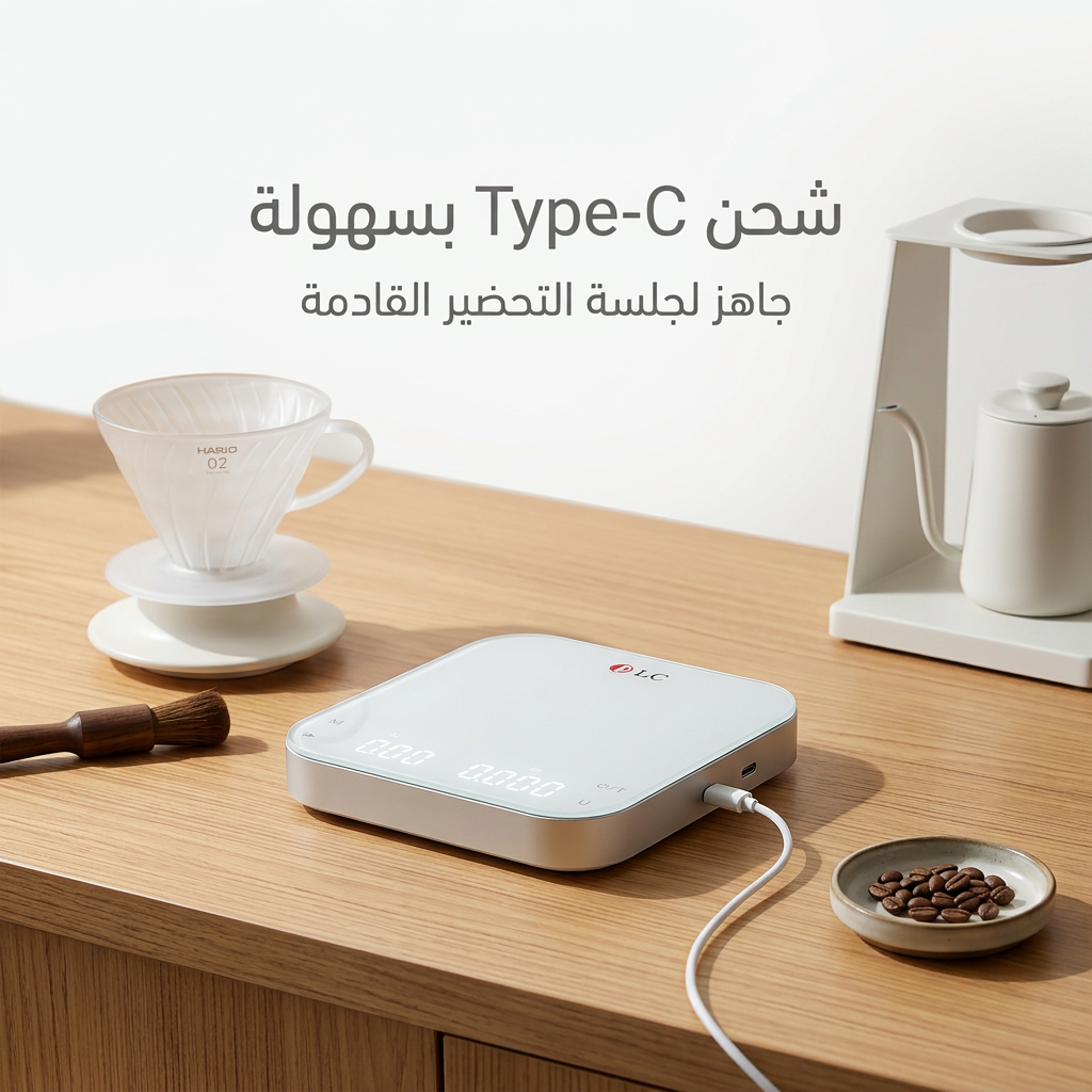 ميزان القهوة المختصة الذكي لتقطير الإسبريسو وV60 - الصورة 7