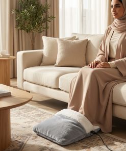 ⁦جهاز تدفئة القدم الكهربائى مزود ب وسادة تدفئة مخملية ناعمة⁩ - الصورة ⁦6⁩