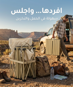 Alternative view of مجموعة البر والطلعات (طاولة مع 2 كراسي)
