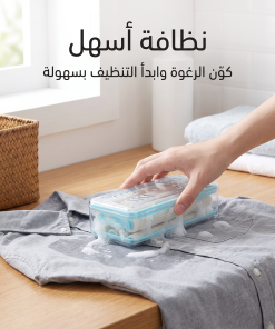 حامل صابون متعدد الوظائف مع رولات لتوليد الرغوة والتنظيف المباشر