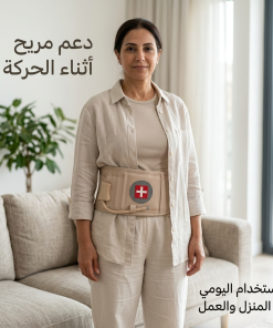 ⁦(الحزام الطبي الهوائي لفك الضغط عن الفقرات: الحل المبتكر لدعم أسفل الظهر وتخفيف الآلام فوراً (مقاس قابل للتعديل⁩ - الصورة ⁦4⁩