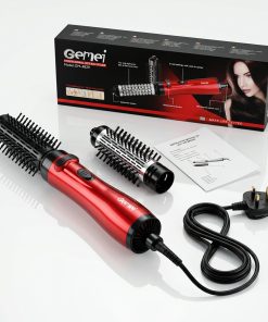 فرشاة تصفيف الشعر الدوارة المتطورة 2 في 1 من Gemei