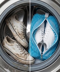 ⁦حقيبة مايكروفايبر لغسل وتنظيف الأحذية – حماية متكاملة ضد التلف⁩ - الصورة ⁦4⁩