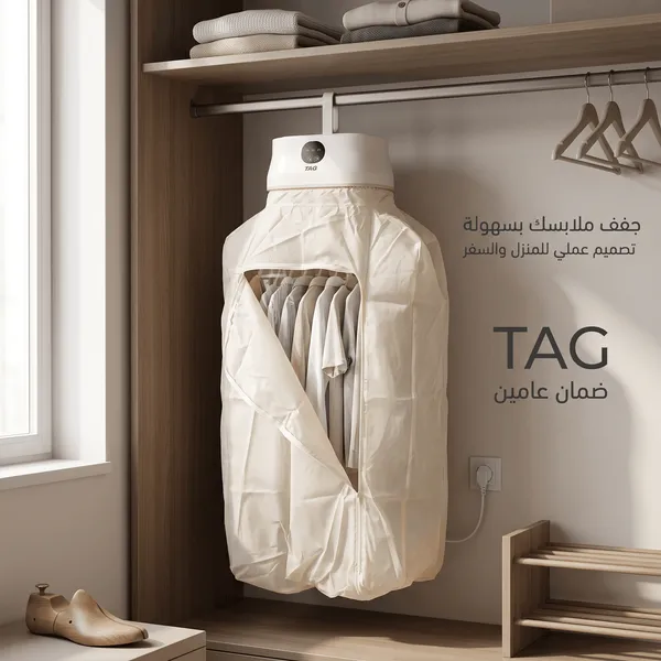 مجفف ملابس محمول TAG – قابل للطي